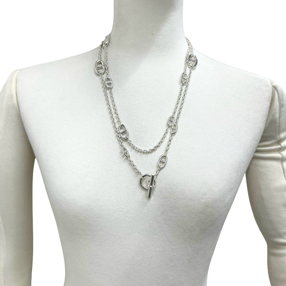 Hermes Vintage Farandole Necklace Martin Margiela Era 925 Sterling Silver — view 2