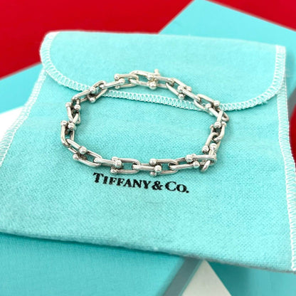 Tiffany & Co HardWear Small Link 26 Links Bracelet 925 Sterling Silver