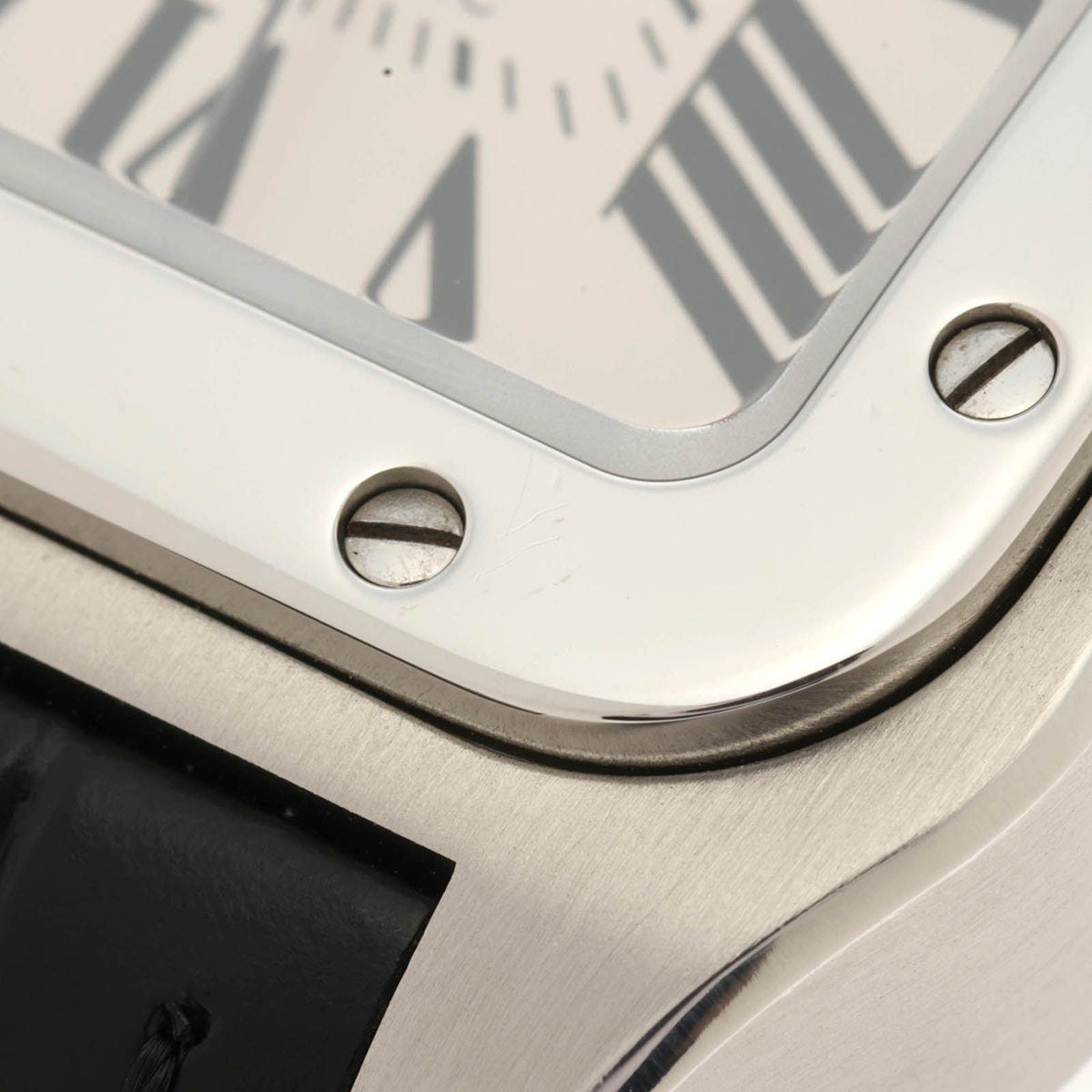 Cartier Santos 100 Watch Stainless Silver Boys — view 7