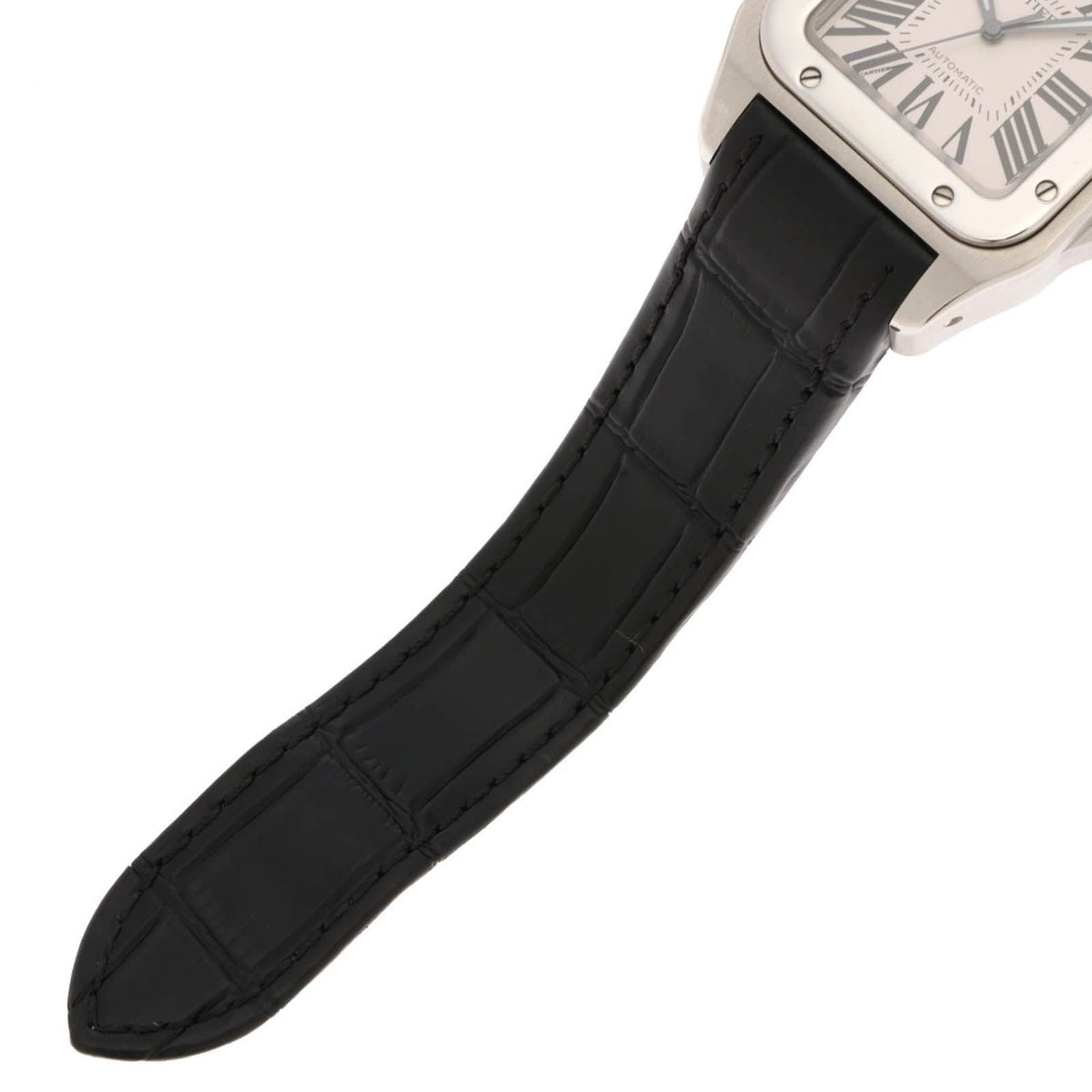 Cartier Santos 100 Watch Stainless Silver Boys — view 5