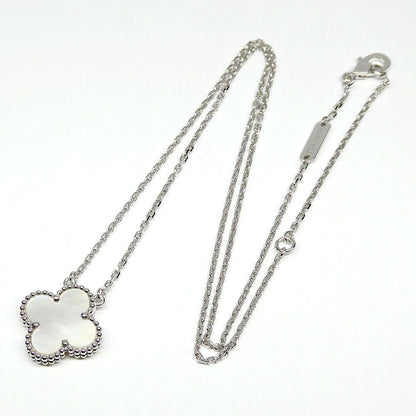Van Cleef & Arpels Vintage Alhambra Pendant White Gold — view 6