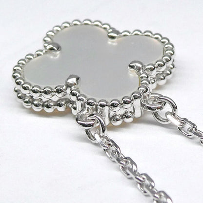 Van Cleef & Arpels Vintage Alhambra Pendant White Gold — view 5