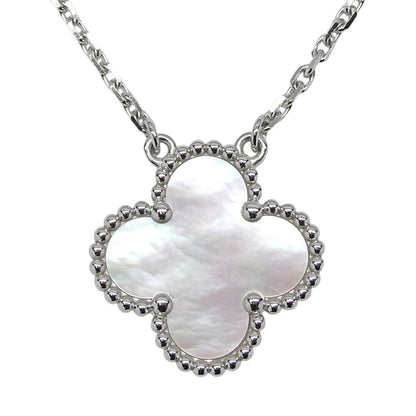 Van Cleef & Arpels Vintage Alhambra Pendant White Gold