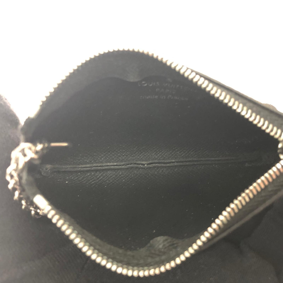 Louis Vuitton Coin Purse Damier Graphite Gray — view 4