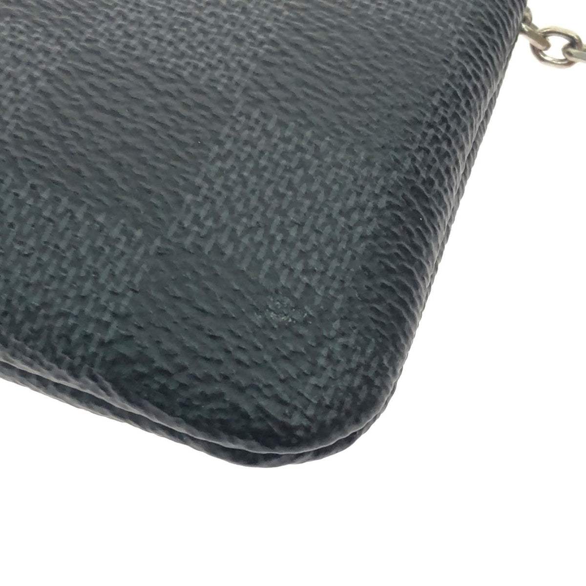 Louis Vuitton Coin Purse Damier Graphite Gray — view 6