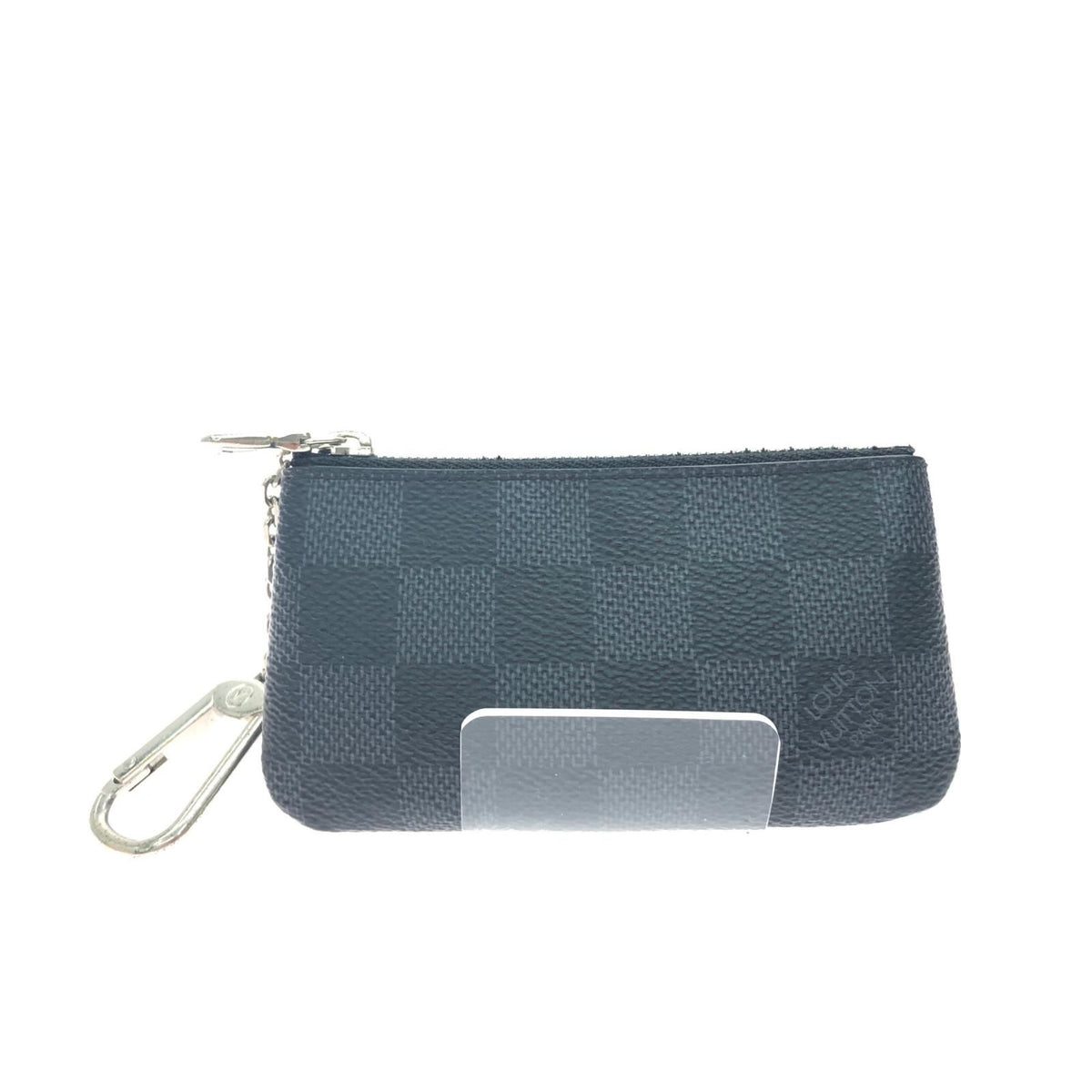 Louis Vuitton Coin Purse Damier Graphite Gray — view 3