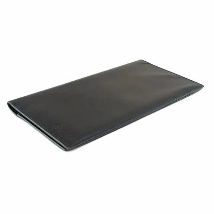 Gucci Vintage Wallet Billfold Bifold Leather Logo Embossed Black — view 3