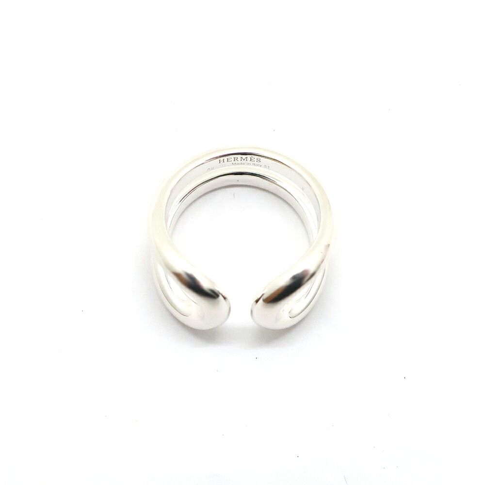 Hermes Lima Ring PM 51 Small Silver — view 5