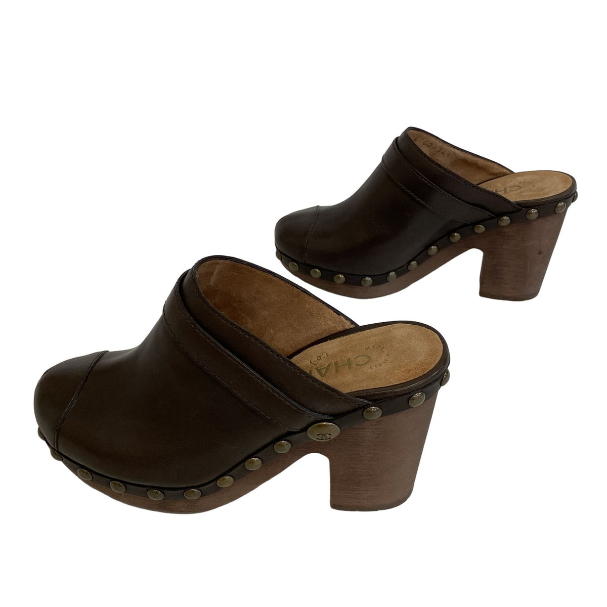 Chanel Leather Sandals Strap Brown Luxury Shoes Summer — view 5
