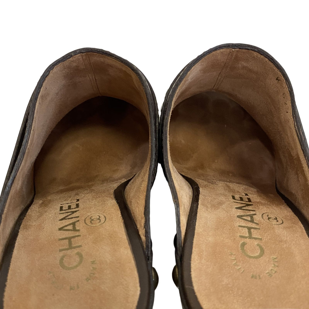Chanel Leather Sandals Strap Brown Luxury Shoes Summer — view 7