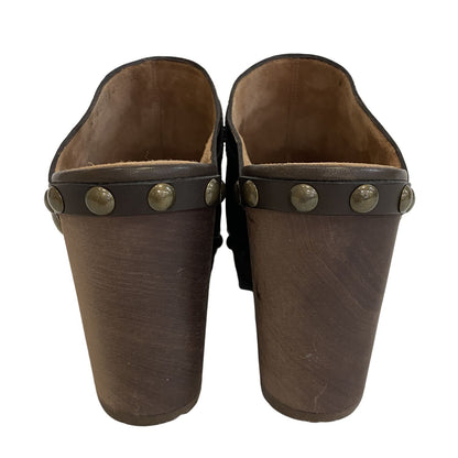 Chanel Leather Sandals Strap Brown Luxury Shoes Summer — view 3