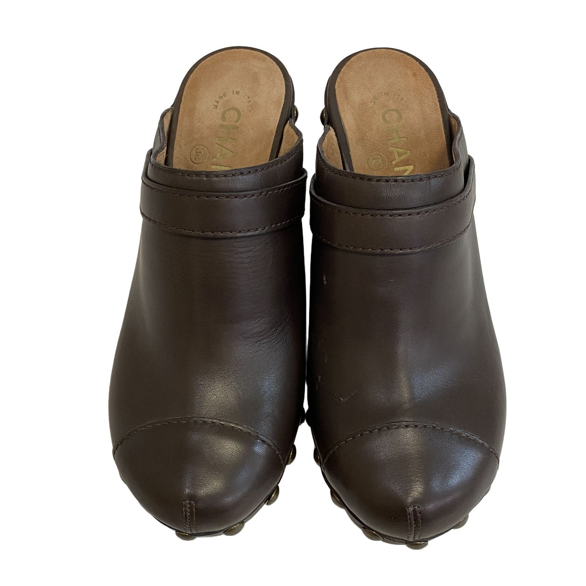Chanel Leather Sandals Strap Brown Luxury Shoes Summer