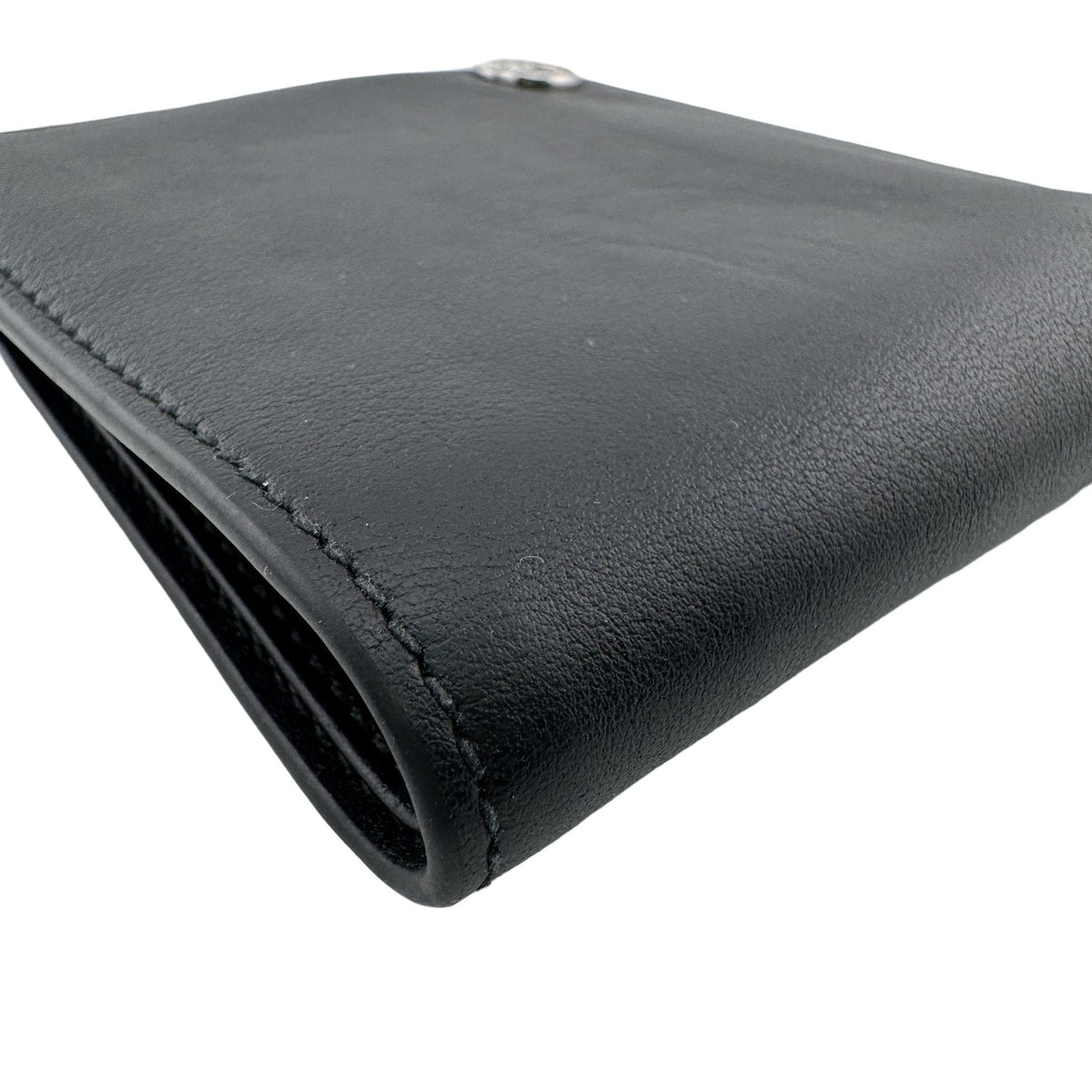 Gucci Double G GG Marmont Leather Bifold Wallet Compact Black Luxury High — view 4