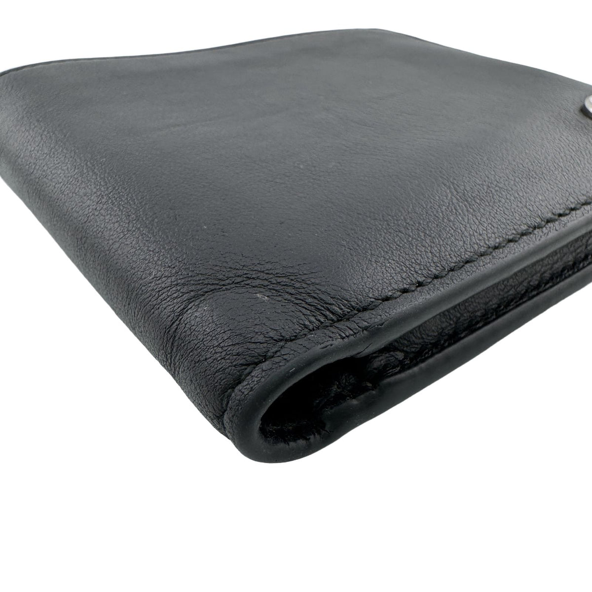 Gucci Double G GG Marmont Leather Bifold Wallet Compact Black Luxury High — view 3