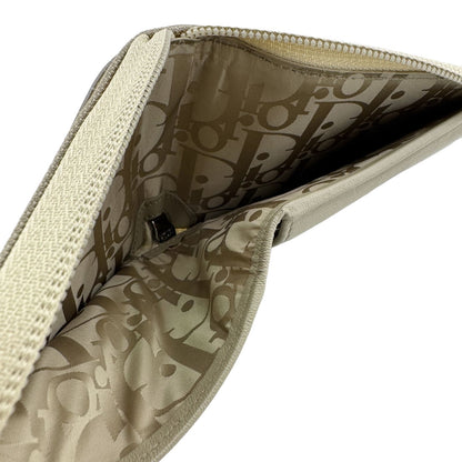 Dior Nylon Bifold Wallet Compact Khaki Green Luxury High Vintage — view 8