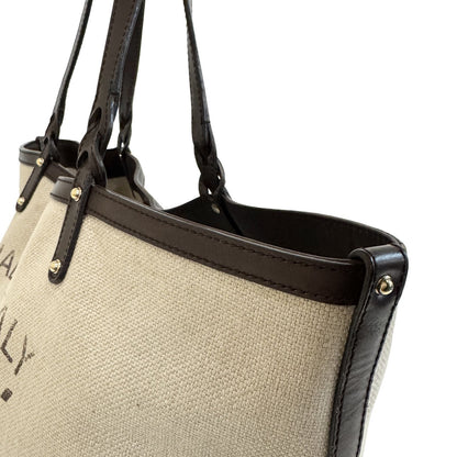 Gucci Craft Canvas Leather Tote Bag Brown — view 6