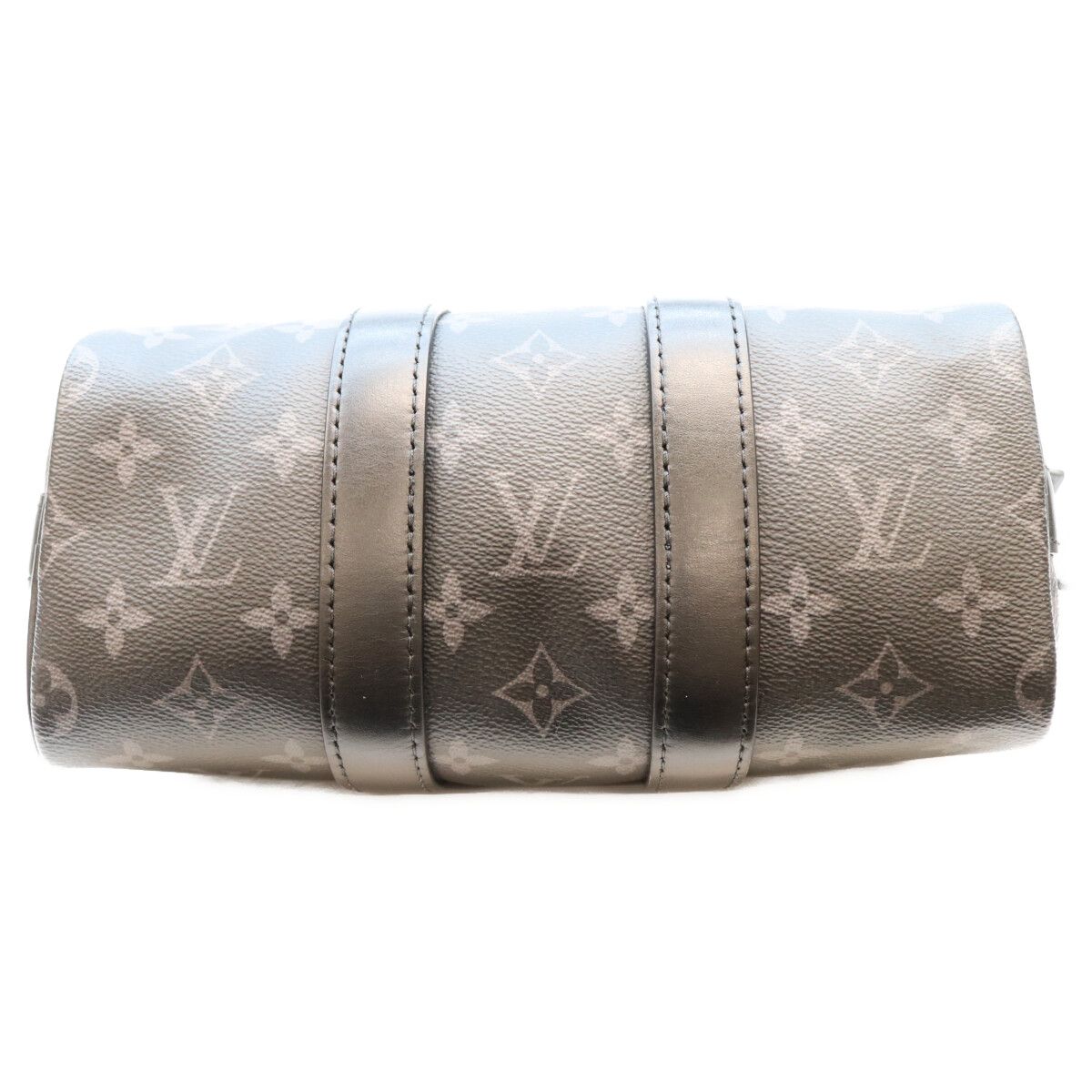 Louis Vuitton Monogram Eclipse Keepall Bandouliere 25 Boston Bag — view 5
