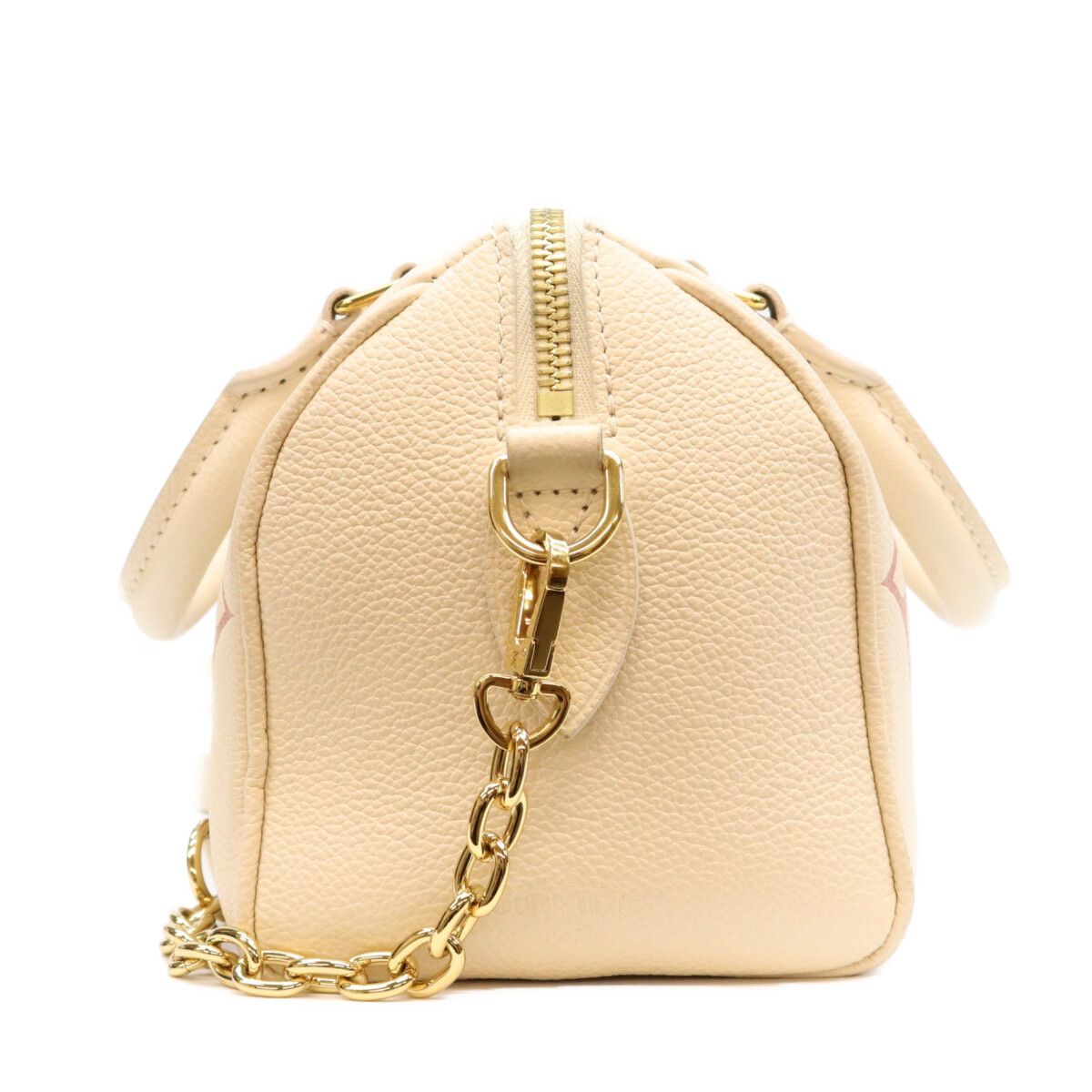 Louis Vuitton Empreinte Cream Rose Trianon Speedy Bandouliere 20 Mini Boston Bag — view 4