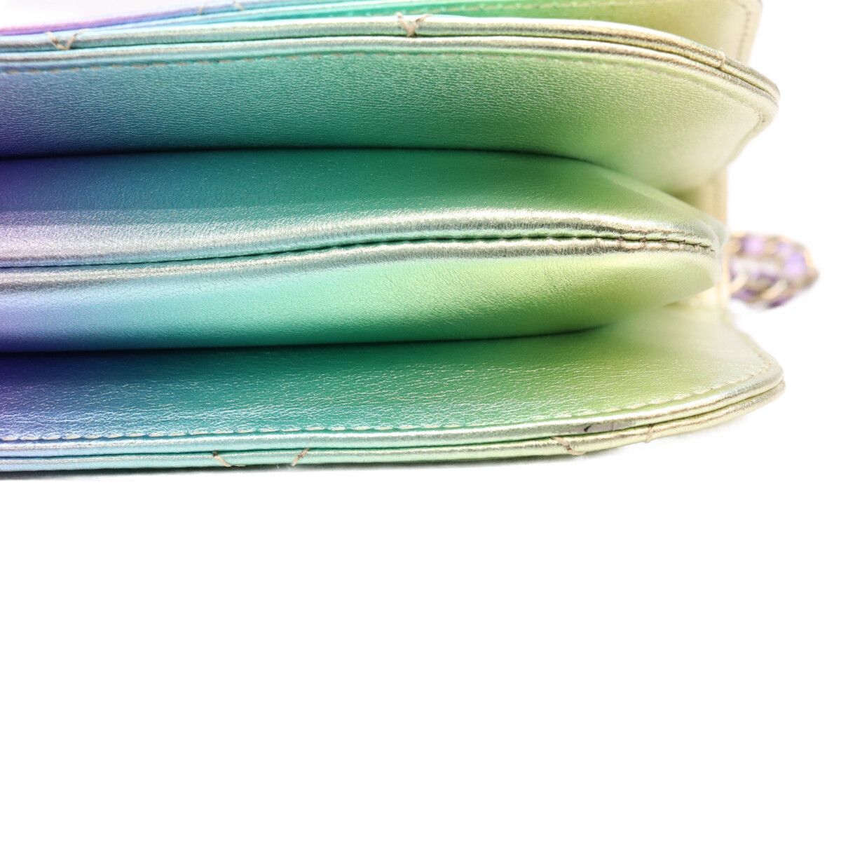 Chanel Rainbow Lambskin S Flap Quilted Shoulder Bag — view 6
