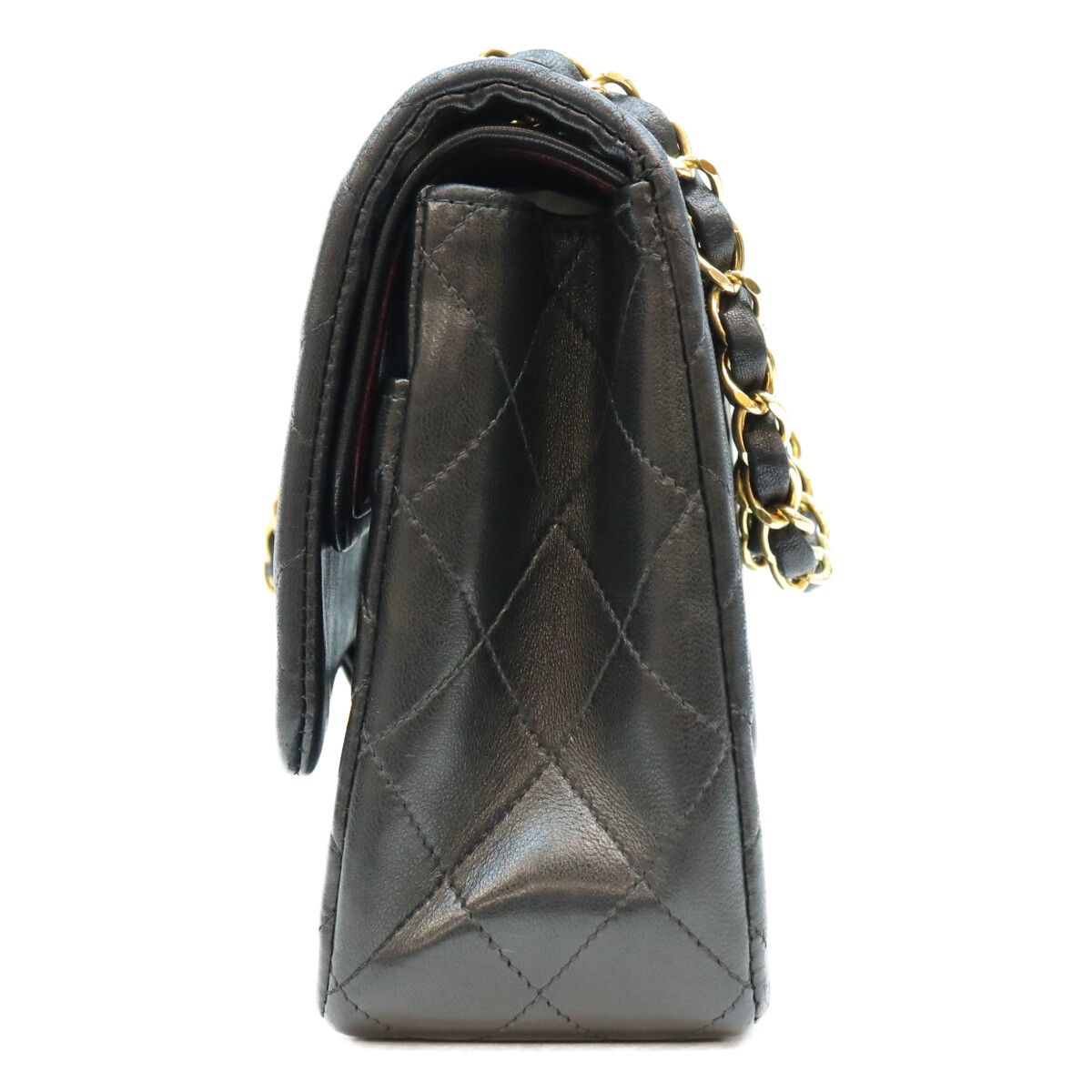 Chanel Black Lambskin Quilted 25 Shoulder Bag — view 4