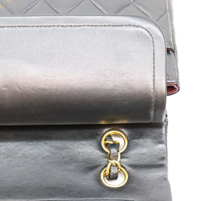 Chanel Black Lambskin Quilted 25 Shoulder Bag — view 8