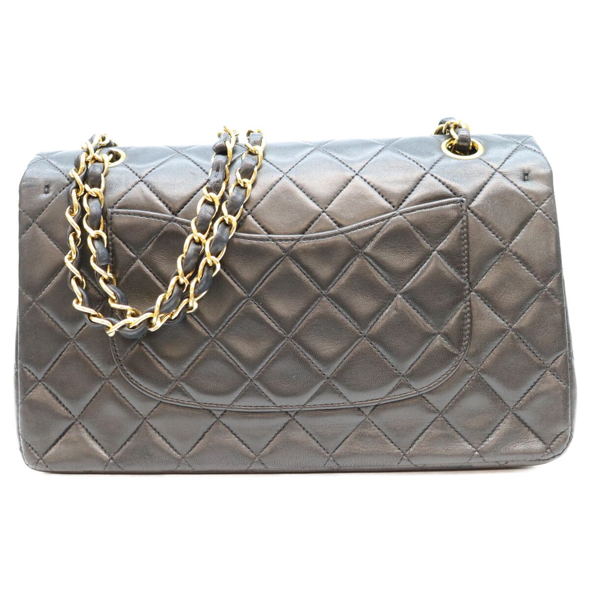 Chanel Black Lambskin Quilted 25 Shoulder Bag — view 3