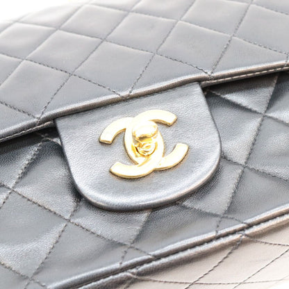 Chanel Black Lambskin Quilted 25 Shoulder Bag — view 6