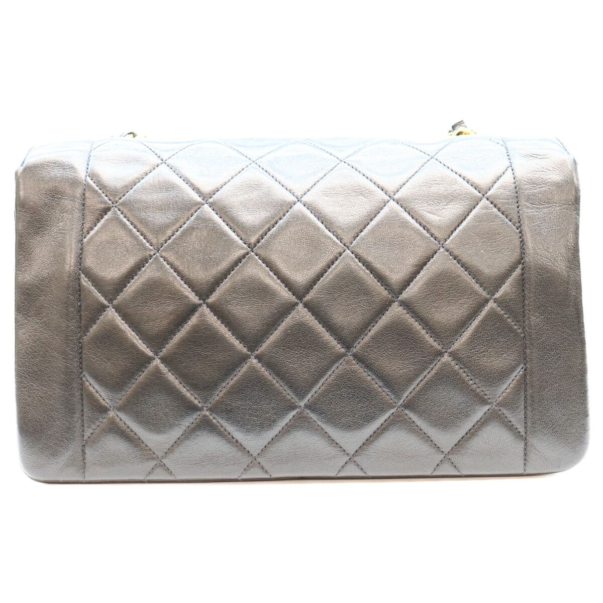 Chanel Black Lamb Gold Diana 25 Shoulder Bag — view 3