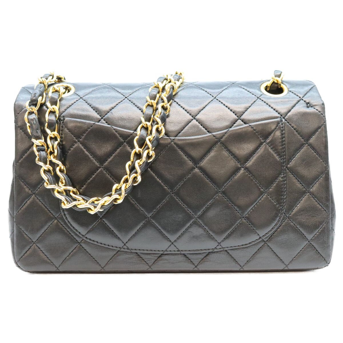 Chanel Black Lambskin Quilted 23 Shoulder Bag — view 3
