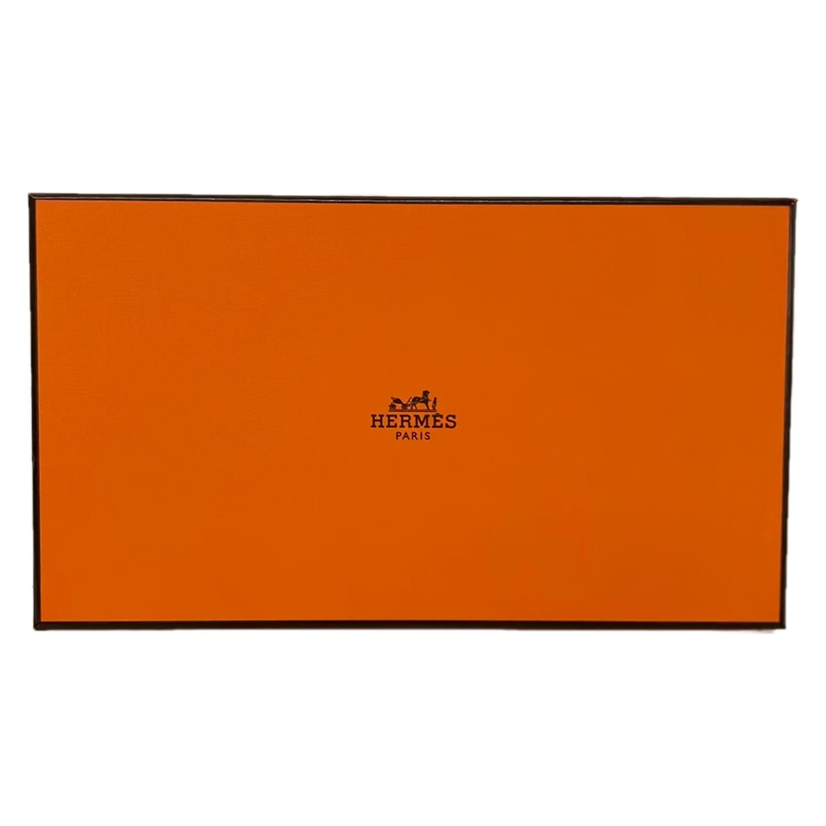 Hermes Wallet Azap Long Silk'in Limoncello Silver — view 6