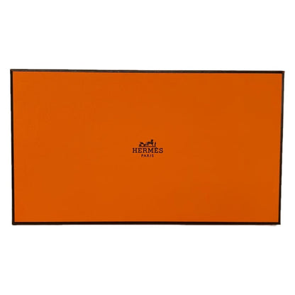 Hermes Wallet Azap Long Silk'in Limoncello Silver — view 6