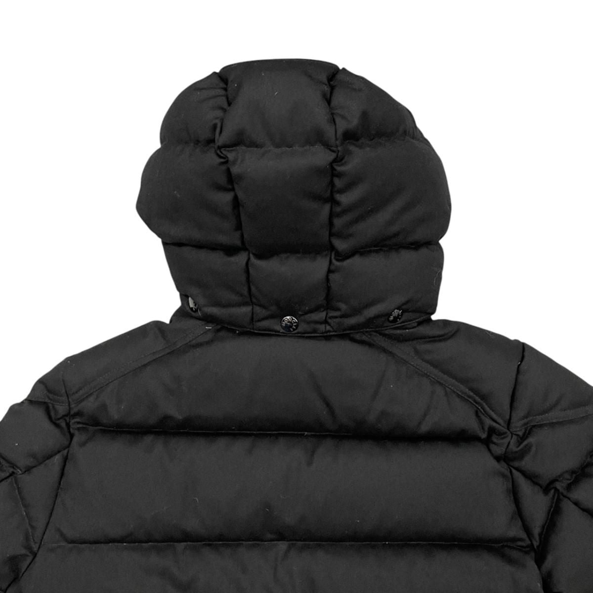 Moncler Down Jacket Montgenevre Wool Black 0 — view 5