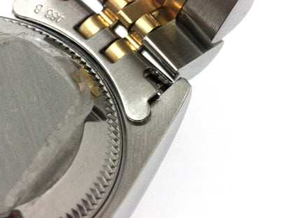 Rolex Datejust 26 Watch Stainless Steel 18k Yellow Gold Diamond Champagne Dial — view 8