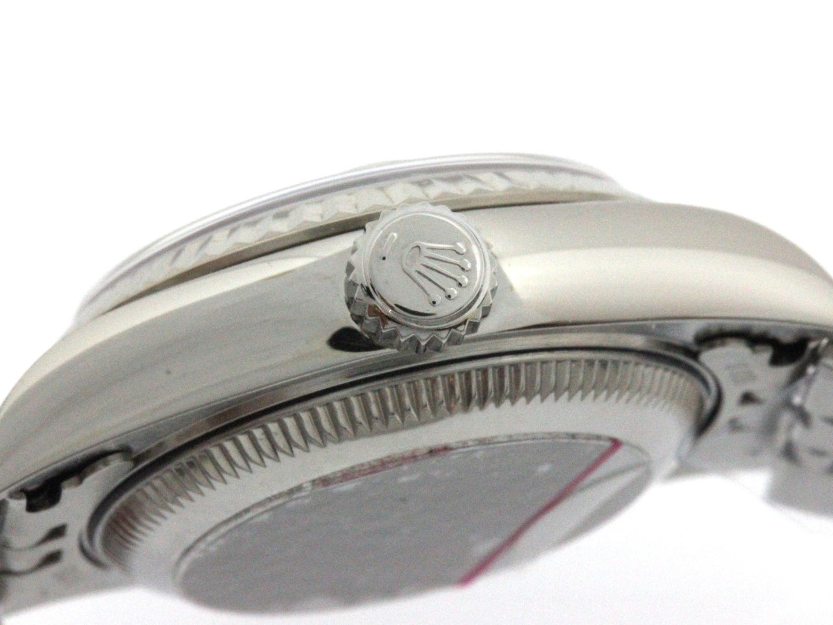 Rolex Datejust 26 Watch Stainless Steel 18k White Gold Ruby Shell Dial Automatic — view 8