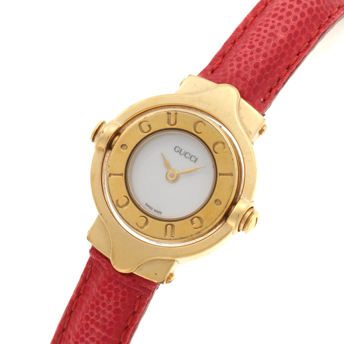 Gucci Turn Face Watch Leather White Dial Quartz — view 2
