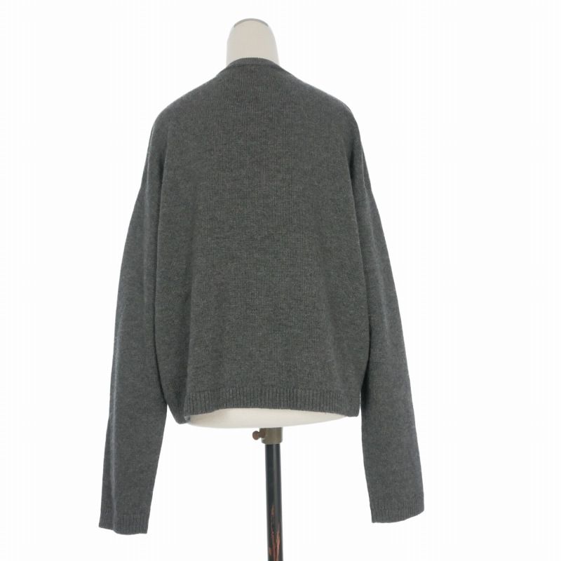 Max Mara S 'S London Mini Wool & Cashmere Sweater Half Button Knit Long Sleeve — view 2