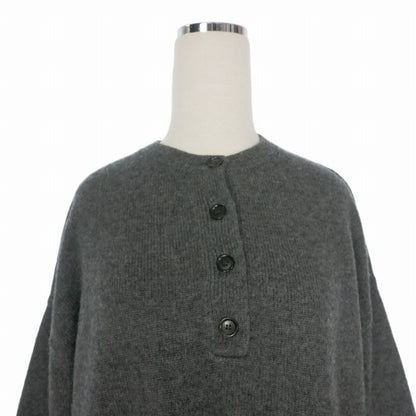 Max Mara S 'S London Mini Wool & Cashmere Sweater Half Button Knit Long Sleeve — view 3