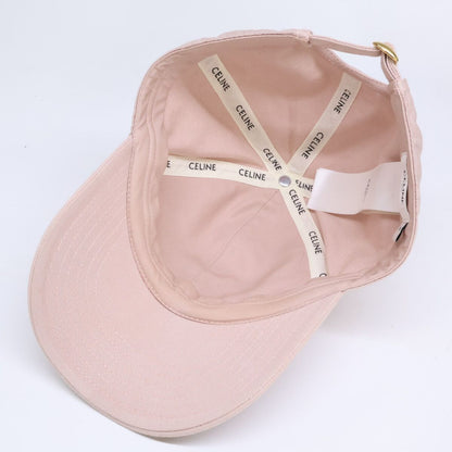 Celine Triomphe Baseball Cap Washed Cotton Hat — view 6