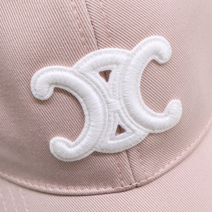 Celine Triomphe Baseball Cap Washed Cotton Hat — view 8