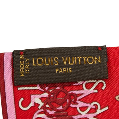 Louis Vuitton Bandeau Monogram Map Scarf Multicolor Silk — view 4