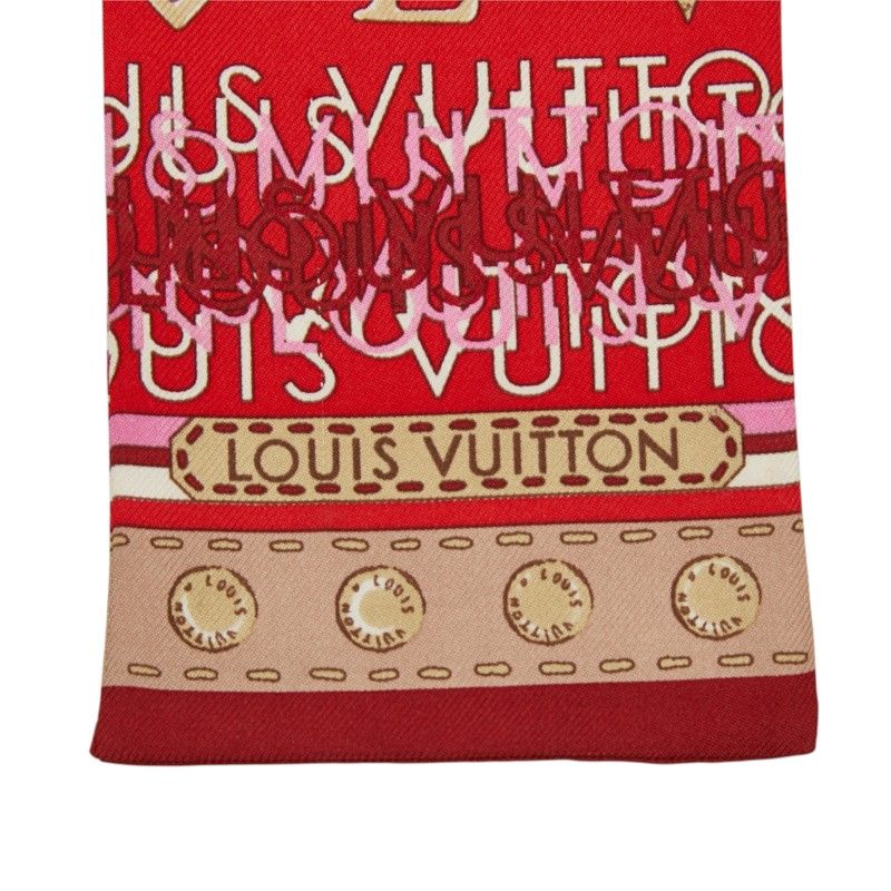 Louis Vuitton Bandeau Monogram Map Scarf Multicolor Silk — view 2