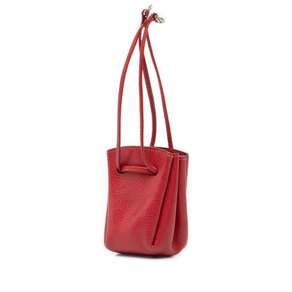 Hermes Vespa Pouch Drawstring Red Chevre Mysore — view 2