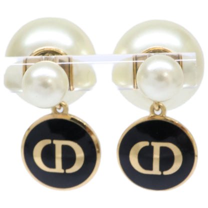 Dior Tribales Tribal CD Signature Resin Pearl Earrings