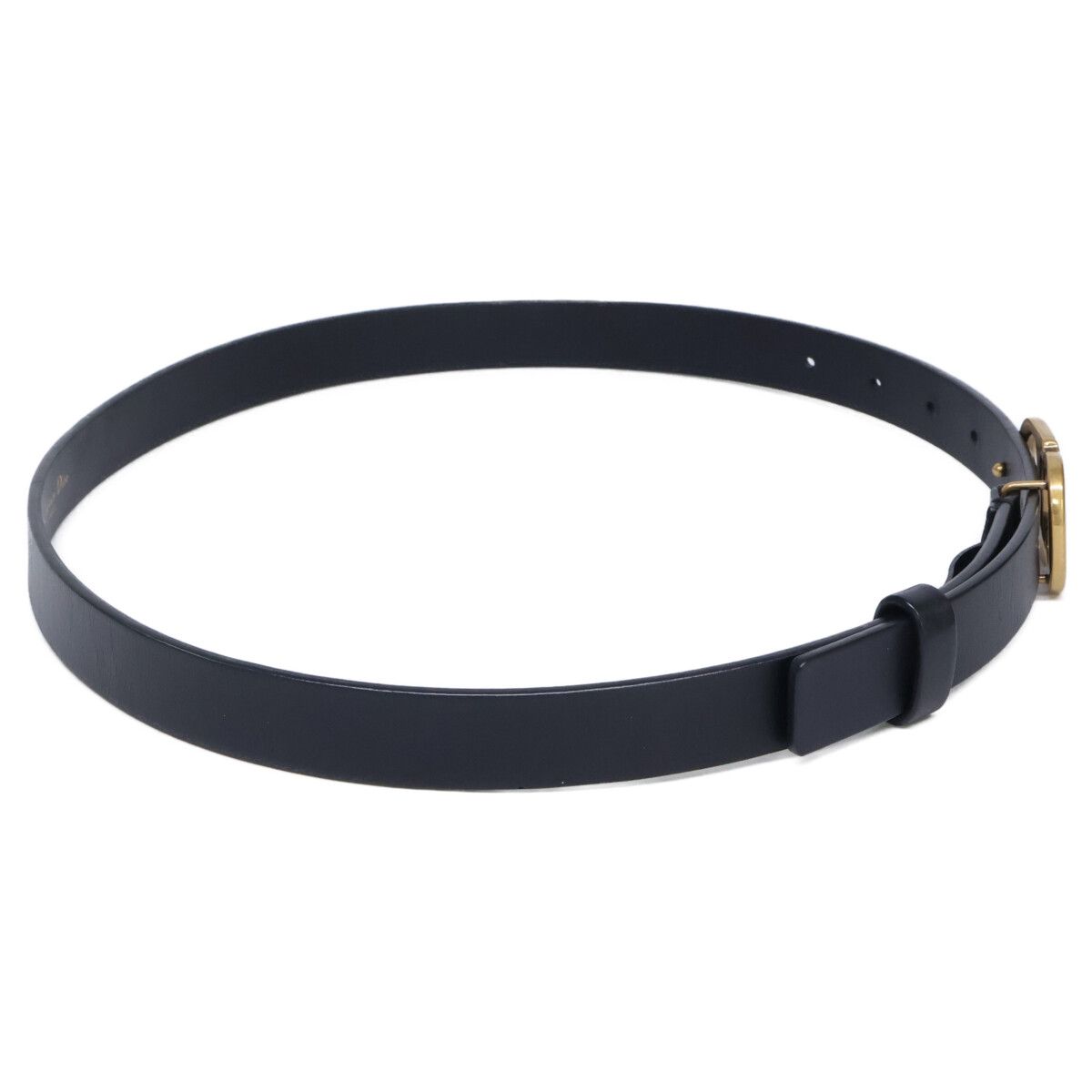 Dior CD Buckle Leather Narrow 75 Belt — view 4
