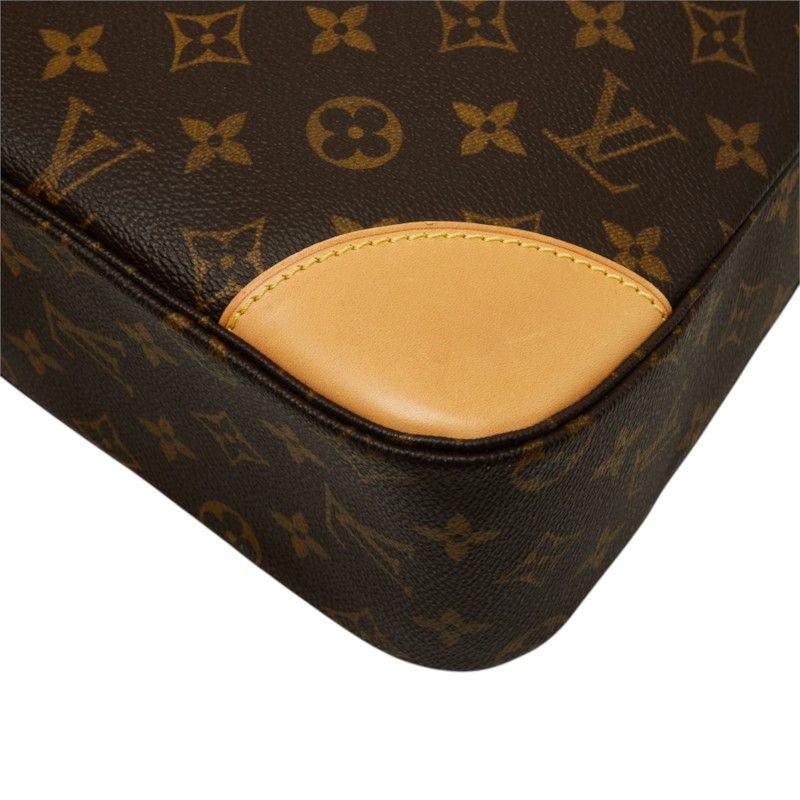 Louis Vuitton Monogram Boulogne 30 Hobo Brown Leather — view 6
