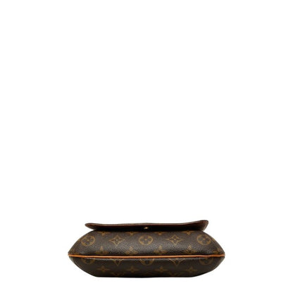 Louis Vuitton Monogram Musette Salsa Short Bag Brown Leather — view 3