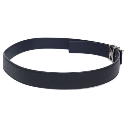 Dior x Shawn Stussy Logo Buckle Reversible Leather Belt — view 4