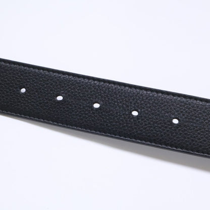 Dior x Shawn Stussy Logo Buckle Reversible Leather Belt — view 8