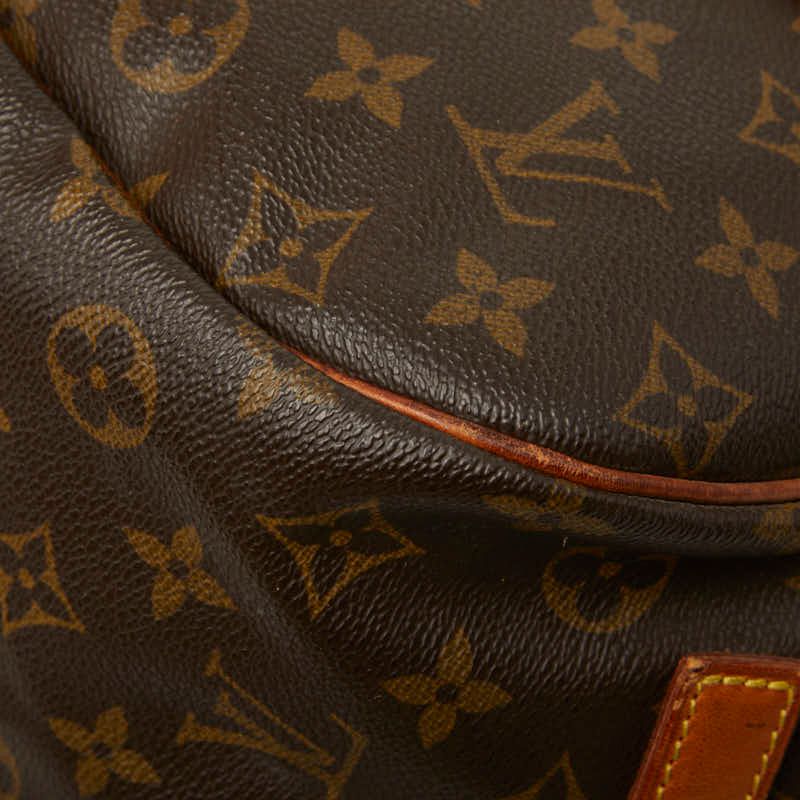 Louis Vuitton Monogram Saumur 35 Crossbody Shoulder Bag Brown Leather — view 4