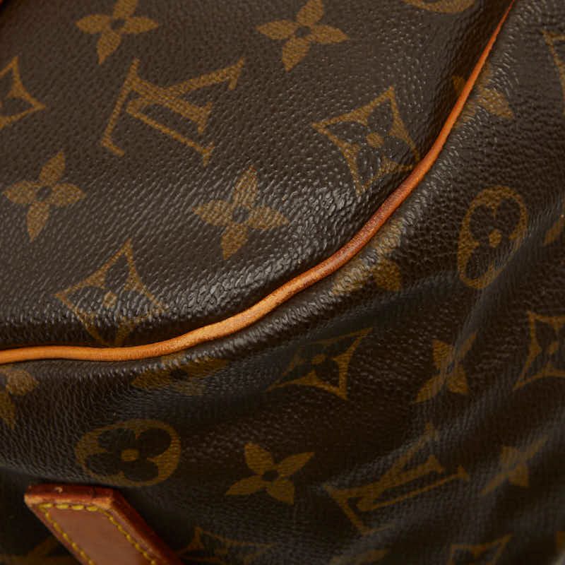 Louis Vuitton Monogram Saumur 35 Crossbody Shoulder Bag Brown Leather — view 7